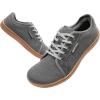 DREAM PAIRS Women’s Barefoot Walking Wide Toe Box Zero Drop Minimalist Sneakers Non Slip Breathable Comfortable Lightweight Walking Shoes(Grey/Brown)