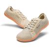 DREAM PAIRS Women’s Barefoot Walking Wide Toe Box Zero Drop Minimalist Sneakers Non Slip Breathable Comfortable Lightweight Walking Shoes(Light Brown)