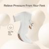 DREAM PAIRS Women’s Chunky Low Block Heels Mary Jane Closed Toe Work Pumps Comfortable Round Toe Dress Wedding Shoes EDENIA(White)