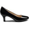 DREAM PAIRS Women’s Dress Comfortable Low Heel Pump Shoes(Black/Pat)