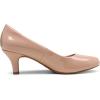 DREAM PAIRS Women’s Dress Comfortable Low Heel Pump Shoes(Pink/Pat)