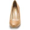 DREAM PAIRS Women’s Dress Comfortable Low Heel Pump Shoes(Taupe/Pu)