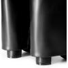 DREAM PAIRS Women’s Knee High Boots Fold Over Chunky High Heels Long Boots Zipper Pointed Toe Dress Tall Boots Party Fashion Boots