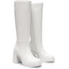 DREAM PAIRS Women’s Knee High Boots Square Toe Chunky Block Heel Side Zipper Platform Gogo Boots