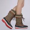 DREAM PAIRS Women’s Mid-Calf Waterproof Winter Snow Boots MONTE_02(Brown)