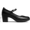 DREAM PAIRS Women’s Oxfords Mary Jane Dress Shoes Heels for Women(Black-pu)