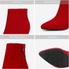 DREAM PAIRS Women’s Pointed Toe Ankle Boots High Heel Booties Fashion Zipper Dress Boots(Red/Suede)