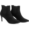 DREAM PAIRS Women’s Pointed Toe Stiletto High Heel Ankle Booties(Kizzy-1 Black/Suede)