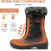 DREAM PAIRS Women’s Snow Boots(Black)