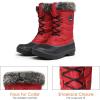DREAM PAIRS Women’s Snow Boots(Red)