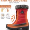 DREAM PAIRS Women’s Snow Boots(Red)