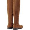 DREAM PAIRS Women’s Thigh High Boots Low Block Heel Casual Fashion Over the Knee Boots(Tan-suede)