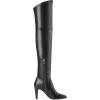 DREAM PAIRS Women’s Thigh High Boots Over The Knee Heels Long Sexy Pointed Toe Boots(Black/Pu)