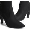 DREAM PAIRS Women’s Thigh High Boots Over The Knee Heels Long Sexy Pointed Toe Boots(Black/Suede)