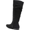 DREAM PAIRS Women’s Wide Calf Knee High Pull On Fall Weather Winter Boots(Wide/Calf/Black)