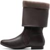 DREAM PAIRS Women’s Wide Calf Knee High Pull On Fall Weather Winter Boots(Wide/Calf/Brown)