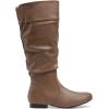 DREAM PAIRS Women’s Wide Calf Knee High Pull On Fall Weather Winter Boots(Wide/Calf/Camel)