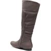 DREAM PAIRS Women’s Wide Calf Knee High Pull On Fall Weather Winter Boots(Wide/Calf/Taupe)