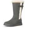 DREAM PAIRS Womens Winter Snow Boots Mid-Calf Fashion Furry Warm Tall Boot(Grey)