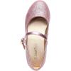 DREAM PAIRS Girls Mary Jane Low Heel Princess Flower Wedding Party Pump Dress Shoes(Pink)
