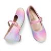 DREAM PAIRS Girls Mary Jane Low Heel Princess Flower Wedding Party Pump Dress Shoes(Rainbow)