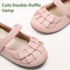 DREAM PAIRS Toddler Little Girls Mary Jane Ballet Flats Flower Girl Dress Shoes for Wedding Party School(Pink)