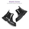 DREAM PAIRS Girls Chelsea Boots Side Zipper Lug Sole Ankle Booties Toddler/Little Kid/Big Kid(All Black)
