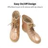 DREAM PAIRS Girls Glitter Ankle Boots Warm and Soft Velvet Lining with Side Zipper for Toddler/Little Kid/Big Kid(Rose/Gold)