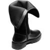 DREAM PAIRS Girls Knee High Buckle Fashion Riding Boots Little Kid/Big Kid(Black)