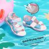 DREAM PAIRS Boys Girls Fashion Athletic Summer Sports Sandals(Toddler/Little Kid/Big Kid)(Rainbow/Pink-pu)