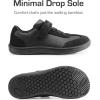 DREAM PAIRS Boys Girls Shoes Kids Barefoot Wide Toe Casual Walking Lightweight Running Athletic Sneakers Little Kid Big Kid(Black)