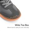 DREAM PAIRS Boys Girls Shoes Kids Barefoot Wide Toe Casual Walking Lightweight Running Athletic Sneakers Little Kid Big Kid(Grey)