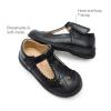 DREAM PAIRS Girls Mary Jane Dress Shoes School Uniform Toe-Protective T-Strap Ballet Flats Toddler Little Kid(Black)