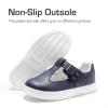 DREAM PAIRS Girls Mary Jane Shoes T-Strap Flat Sneakers for School Uniform Dress Shoes for Toddler/Little Kid, Casual Daily Wear, Special Events(Navy)