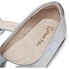 DREAM PAIRS Toddler Flower Girl Dress Shoes Little Girls Mary Janes Ballet Flats Ballerina Shoes Wedding Party(Sliver)