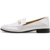 DREAM PAIRS Loafers for Women Slip On Comfortable Round Toe Casual Fashion Flats Dressy Shoes(Beige White Stone/Pu)