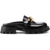 DREAM PAIRS Mules for Women Slip On Shoes Platform Thick Comfortable Women’s Chunky Flat Slides Slippers Loafers(Black)