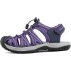 DREAM PAIRS Womens Closed Toe Hiking Summer Outdoor Sport Athletic Sandals(Purple)