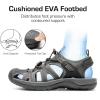 DREAM PAIRS Women’s Hiking Sandals Adventurous Summer Sports Shoes Outdoor(Black/Dark Grey)