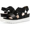 DREAM PAIRS Women’s Open Toe Ankle Strap Platform Wedge Sandals(Black)