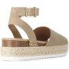 DREAM PAIRS Women’s Platform Espadrilles Casual Ankle Strap Wedge Sandals Comfortable Dressy Summer Shoes(Taupe)