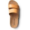 DREAM PAIRS Women’s Platform Slides Sandals Comfortable Arch Support Footbed Two Strap Slip-on Fashion Beach Wedge Sandals(Natural)