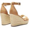 DREAM PAIRS Women’s Platform Wedges Sandals, Comfortable Open Toe Espadrilles Sandals Dressy Buckle Ankle Strap Summer Shoes(Khaki)