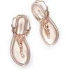 DREAM PAIRS Flat Sandals for Women Dressy Rhinestone T-Strap Thong Flat Sandals for Summers Dress Beach(Champagne/Gold)
