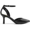 DREAM PAIRS Pointed Closed Toe Kitten Heels Stiletto Ankle Strap Women’s Pumps Shoes for Women Wedding Party Dress Sandals(Black-pu)