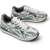 DREAM PAIRS Women Fashion Sneakers Walking Comfortable Breathable Stylish Lightweight Retro Classisc Casual Lace Up Sportstyle Sneaker(Silver/Green)