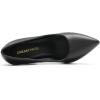 DREAM PAIRS Women’s High Chunky Block Heels Closed Pointed Toe Slip on Women Pumps Wedding Party Work Comfortable Dress Shoes for Women(Black-pu)