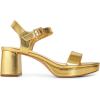 DREAM PAIRS Women’s Platform Heels Block Chunky Open Toe Ankle Strap Heel Fashion Wedding Party Dress Sandals Shoes(Gold)