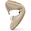 DREAM PAIRS Women’s Round Toe Foldable Portable Knit Ballet Flats Comfortable Dressy Flats for Work Office Dress Shoes Business Casual(All Nude)