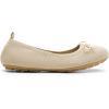 DREAM PAIRS Women’s Round Toe Foldable Portable Knit Ballet Flats Comfortable Dressy Flats for Work Office Dress Shoes Business Casual(All Nude)